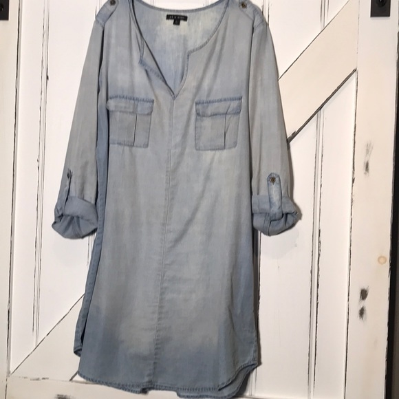 As U Wish Dresses & Skirts - As U Wish | Chambray Dress |